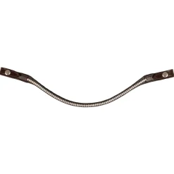 Acavallo Browband Calfskin & Oval Crystals