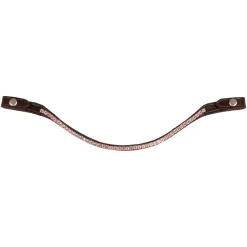 Acavallo Browband Calfskin & Round Crystals