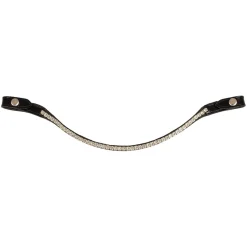 Acavallo Browband Calfskin & Round Crystals