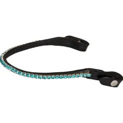 Acavallo Browband Calfskin & Round Crystals