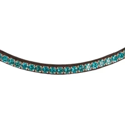 Acavallo Browband Calfskin & Round Crystals