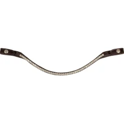 Acavallo Browband Calfskin & Round Crystals