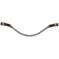 Acavallo Browband Calfskin & Starry Crystals