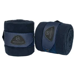 Acavallo Fleece Exercise Bandages Hook-And-Loop Closure Fastening
