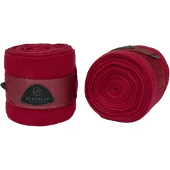Acavallo Fleece Exercise Bandages Hook-And-Loop Closure Fastening