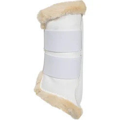 Acavallo Front Brushing Boots Eco-Leather & Faux Sheepskin