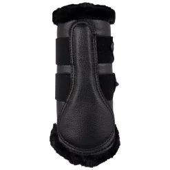 Acavallo Front Brushing Boots Eco-Leather & Faux Sheepskin
