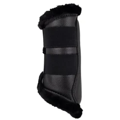 Acavallo Front Brushing Boots Eco-Leather & Faux Sheepskin