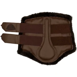 Acavallo Front Brushing Boots Eco-Leather & Faux Sheepskin