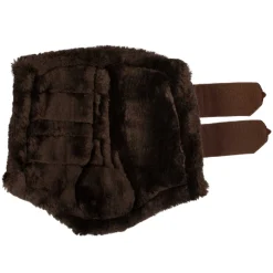 Acavallo Front Brushing Boots Eco-Leather & Faux Sheepskin