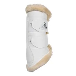 Acavallo Front Brushing Boots Eco-Leather & Faux Sheepskin