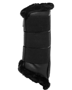 Acavallo Hind Brushing Boots Faux Leather & Faux Sheepskin