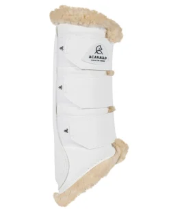 Acavallo Hind Brushing Boots Faux Leather & Faux Sheepskin