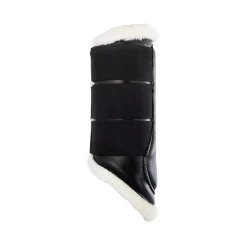 Acavallo Hind Brushing Boots Faux Sheepskin & Triple Hook-And-Loop Closure