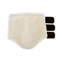 Acavallo Hind Brushing Boots Faux Sheepskin & Triple Hook-And-Loop Closure