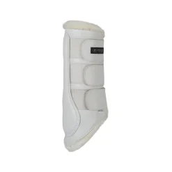 Acavallo Hind Brushing Boots Faux Sheepskin & Triple Hook-And-Loop Closure