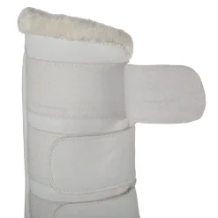 Acavallo Hind Brushing Boots Faux Sheepskin & Triple Hook-And-Loop Closure