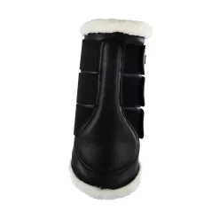 Acavallo Hind Brushing Boots Faux Sheepskin & Triple Hook-And-Loop Closure