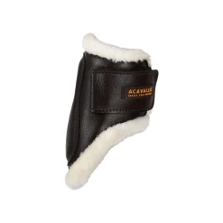 Acavallo Jumping Fetlock Boots Faux Sheepskin & Hook-And-Loop Closure