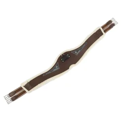 Acavallo Jumping Girth Classic Gel Pvc Detachable Faux Sheepskin