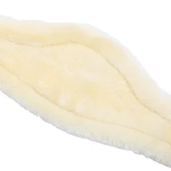 Acavallo Jumping Girth Leather & Removable Faux Sheepskin