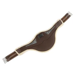 Acavallo Jumping Stud Guard Girth Classic Gel Pvc Detachable Faux Sheepskin