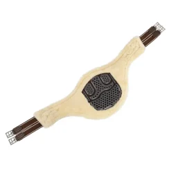 Acavallo Jumping Stud Guard Girth Classic Gel Pvc Detachable Faux Sheepskin