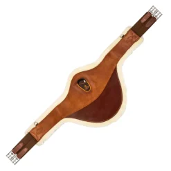 Acavallo Jumping Stud Guard Girth Removable Faux Sheepskin