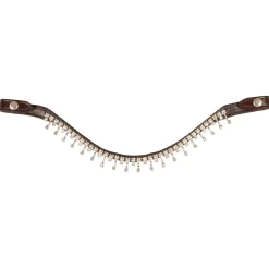 Acavallo Queen Browband Calfskin & Crystals