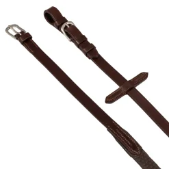 Acavallo Reins Leather & Rubber Grip