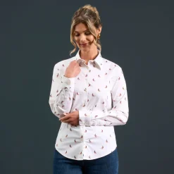 Alan Paine Ladies Lawen Printed Shirt