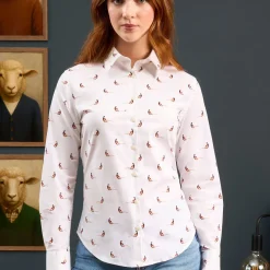 Alan Paine Ladies Lawen Printed Shirt