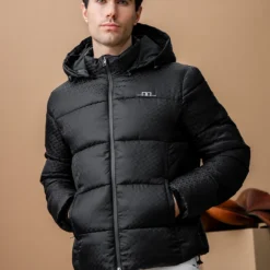 Alessandro Albanese Men's Quilo Monogram Puffer Coat