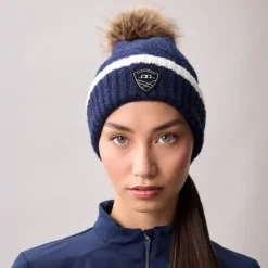 Alessandro Albanese Monogram Pom Beanie