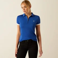 Ariat Women's Bandera Team 1/4 Zip Polo