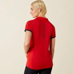 Ariat Women's Bandera Team 1/4 Zip Polo