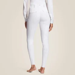Ariat Women's Tri Factor Grip Full Seat Breech - White
