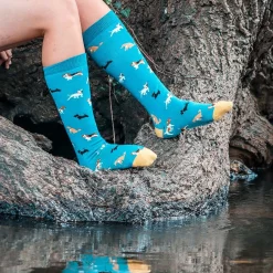 Bartleby Ladies Funky Welly Socks