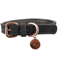 Benji & Flo Noble Suede Dog Collar