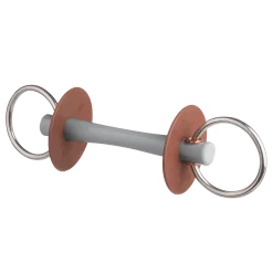 Beris Hard 7.5cm Loose Ring Snaffle Bit with Thin Comfort Bar