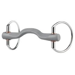 Beris Hard Eggbutt Snaffle with Konnex Tongue Port Bit