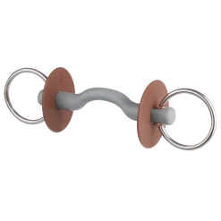 Beris Hard Loose Ring Snaffle with Tongue Port Bar Bit