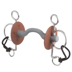 Beris Hard Short Pelham with Tongue Port Bar