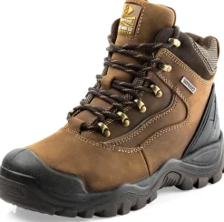 Buckbootz BSH002BR Safety Lace Boot