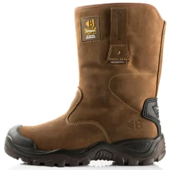 Buckbootz BSH010BR Safety Rigger Boot