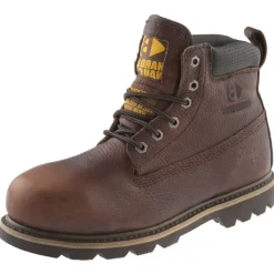 Buckbootz B750SMWP Goodyear Welted Safety Lace Boot