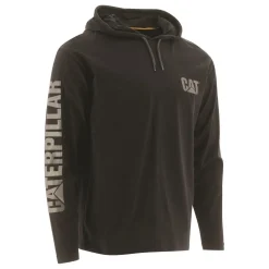 Caterpillar Hooded Long Sleeve Tee