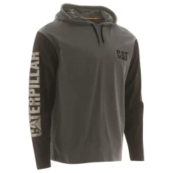 Caterpillar Hooded Long Sleeve Tee
