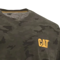 Caterpillar Trademark Banner Long Sleeve Tee