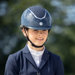 Charles Owen Kylo Crystal Gloss with MIPS Riding Hat